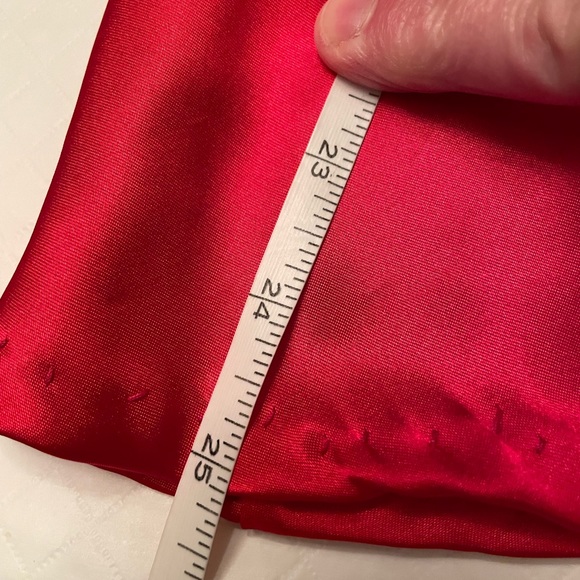 Bebe 0X Red Satin Lingerie. - Picture 6 of 7